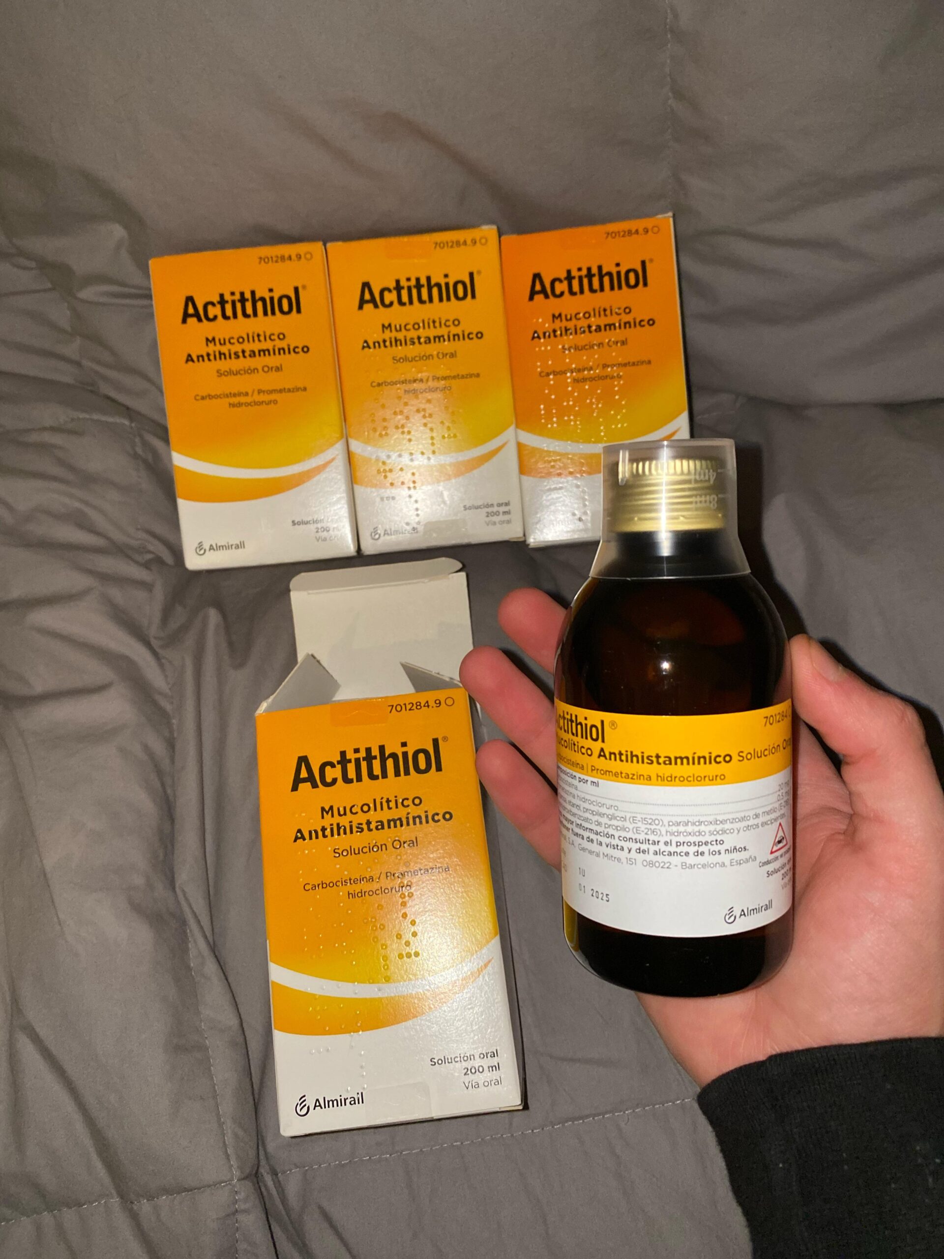 Actithiol Mucolitico Antihistaminico