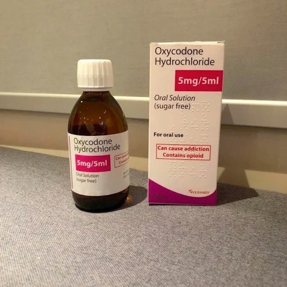 oxycodone hydrochloride 5mg 5ml oral solution sugar free