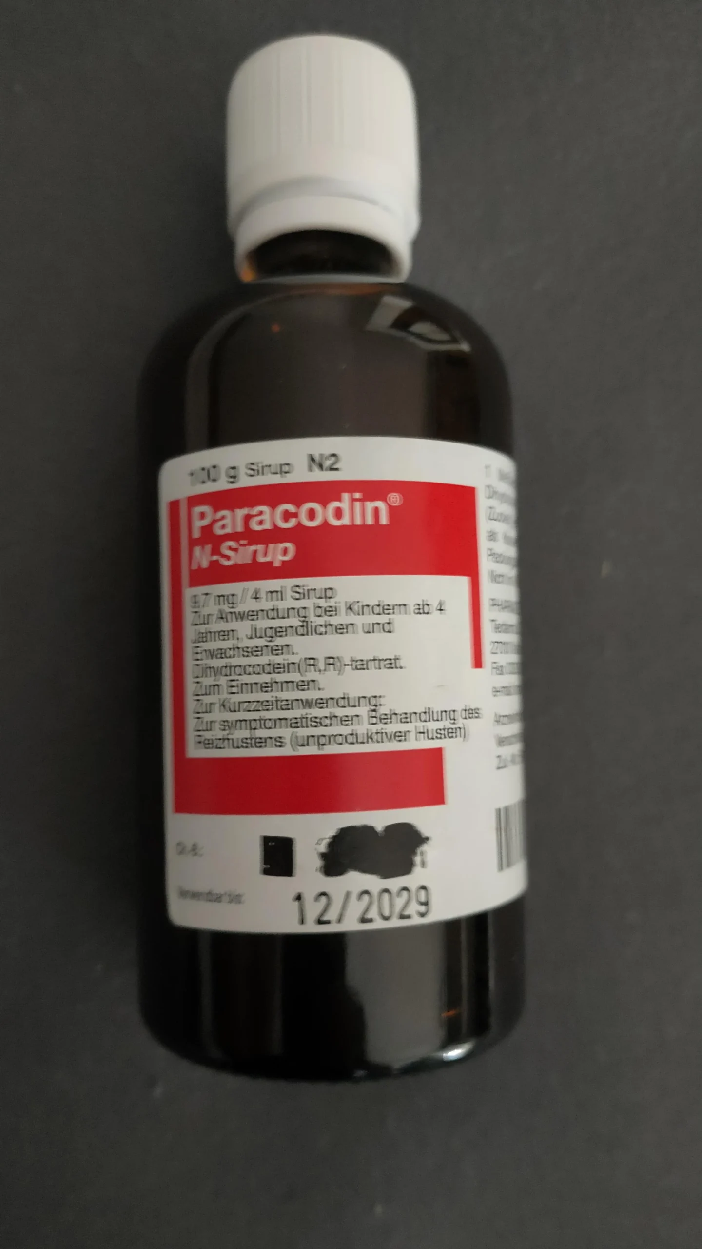 Paracodin N-Sirup
