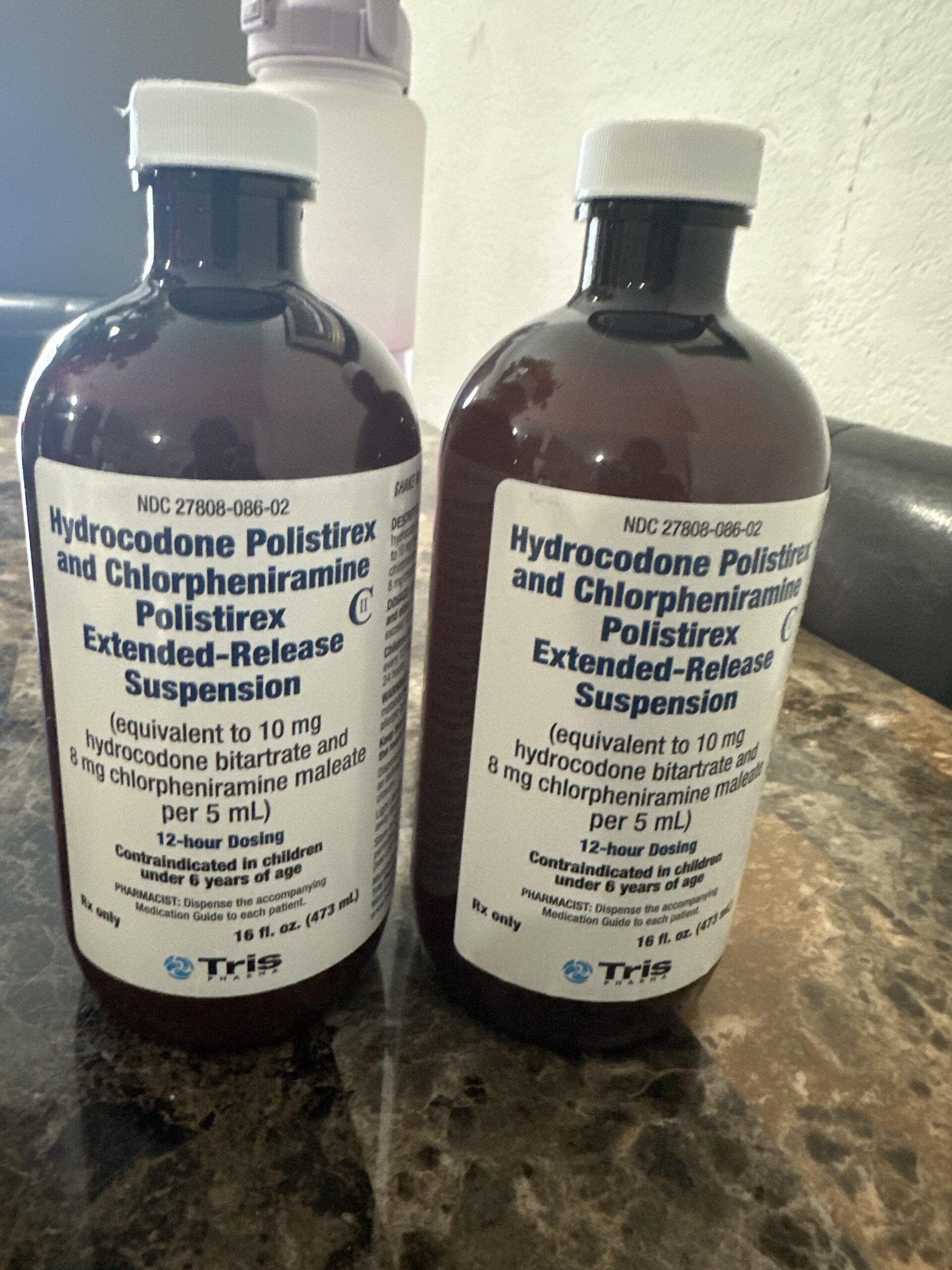 Hydrocodone Polistirex and Chlorpheniramine