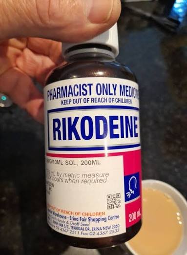 Rikodeine cough syrup